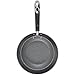Bialetti Impact, 07556, textured nonstick surface, oil distribution,8 and 10 inch fry pan 2 pack, gray