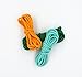 Saliency Thick Round Shoelaces for Sneakers and Shoes 12 pairs (Assorted Colors)
