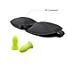XYUN 3D Sleep Mask Lightweight & Comfortable Sleeping Mask with Ergonomic Earplugs and Carry Pouch 100% Light Blocking Adjustable Eye Mask for Insomnia,Migraine, Travel Naps,Shift Work