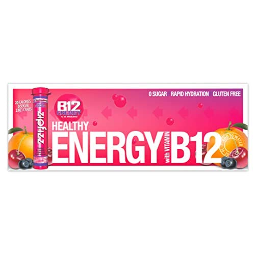 Zipfizz Energy Drink Mix, Electrolyte Hydration Powder with B12 and