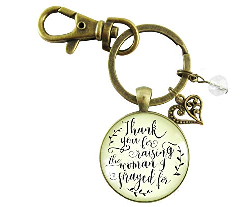 To His Mother In Law Keychain Thank You For Raising The Woman I Prayed For Wedding Gift From Groom