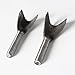 Co-link DIY V-Shaped Leather Cuttting Craftstool Punch Cutter Tools for Belt/Wallet with 7 Sizes