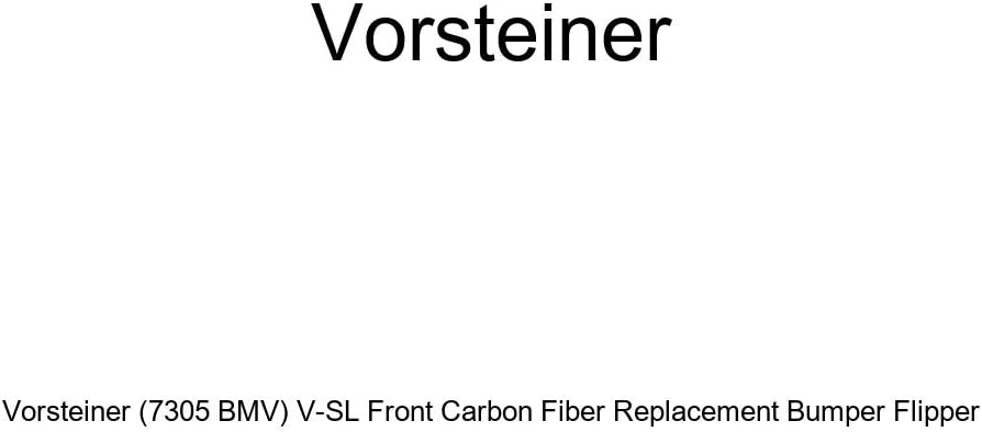 Vorsteiner (7305 BMV) V-SL Front Carbon Fiber Replacement Bumper Flipper