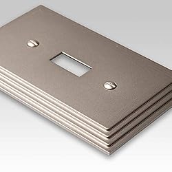 Amerelle Steps Double Toggle Cast Metal Wallplate