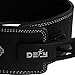 DEFY Lever Belt 100% Cowhide Genuine Leather 10MM Gym Training Power Lifting Men & Women Weightlifting Belt Black