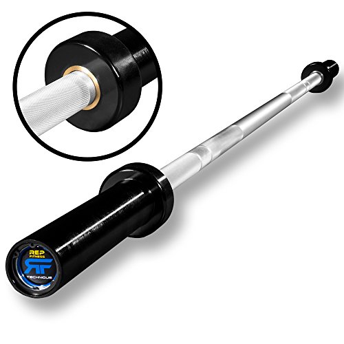 Rep technique barbell, 15 lb aluminum olympic bar