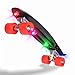 Landwalker LED Underglow Skateboard Lights Waterproof Shining Lights Pumpkin Lanterns-Multifunctional-Water Resistant-led lights for skateboards,Scooters, bicycles and parties-Batteries Included!