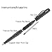 Amrzzi Professional Tactical Pen Kit Durable & Waterproof Aircraft Aluminium Body Self Defense Pen with Glass Breaker Writing Multifunctional Survial Tool (Black)