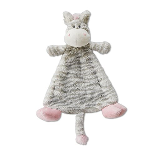 Nat and Jules Carissa Zebra Rattle Blankie
