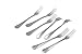 Fruit Forks, Koyaya lifestyles 8-piece Stainless Steel Three Prong Forks Bistro Cocktail Forks Tasting Appetizer Forks Set Mini Cake Forks (Fruit-Fork)