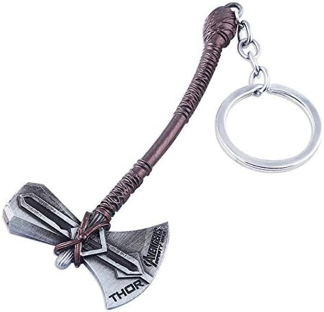 Dfgdfsg metal keychain key ring men and women sex movie fan accessories accessories axe wine red 11CM