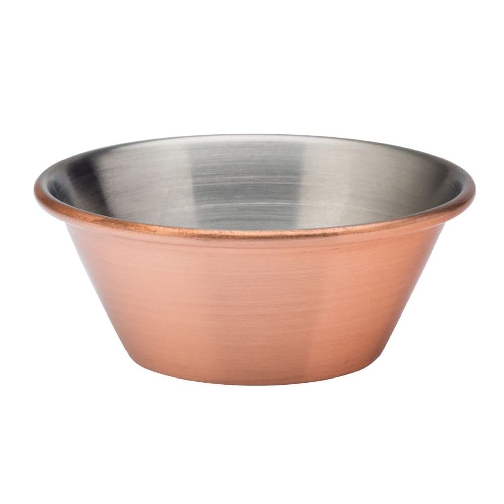 Utopia Copper Ramekin 1.5oz / 45ml - Case of 24 - Copper Sauce Pot Tableware