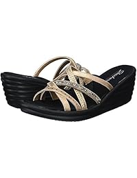 Skechers Cali Rumbler Wave-New Lassie Slide Sandalia para mujer