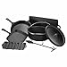 Outdoor Gourmet 7 Piece Cast Iron Cookware Set Skillet Pre-seasoned Campfire Grill Panthumb 1