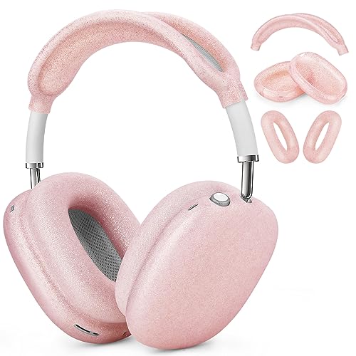 Filoto Case for Airpods Max Headphones, Silicone Cover for Apple Airpod Max,Accessories Cases (Rose Gold)