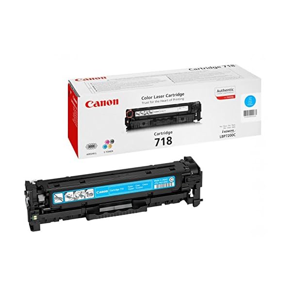 Original Canon I-Sensys 718 Tonerkartuschen-Pack, Cyan, Magenta, Gelb, Schwarz, Lasertonerkartuschen, 2660B002/2662B005/2659B002/2661B002 Für LBP7200Cdn / MFC8330 / LBP8350CDN – Braune Box – Bild 4