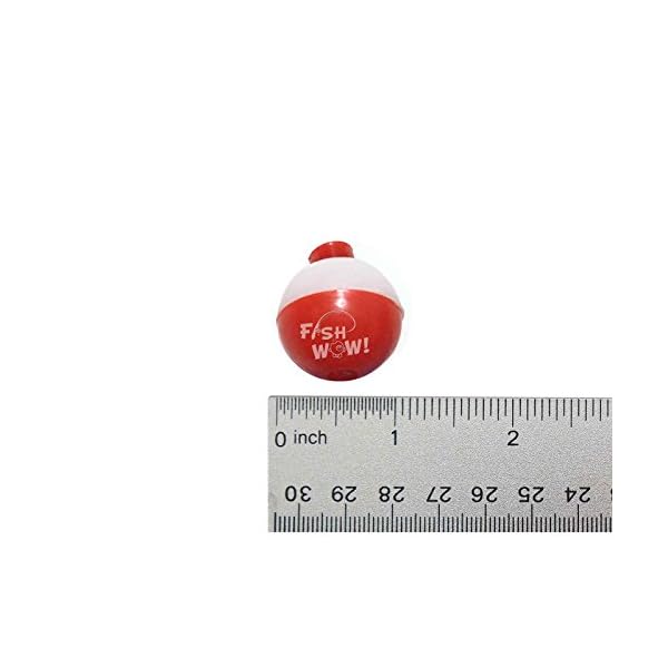 50pcs-Fish-WOW-1-Fishing-float-Snap-On-Round-Floats-Push-Button-Float-Bobbers-Red-White