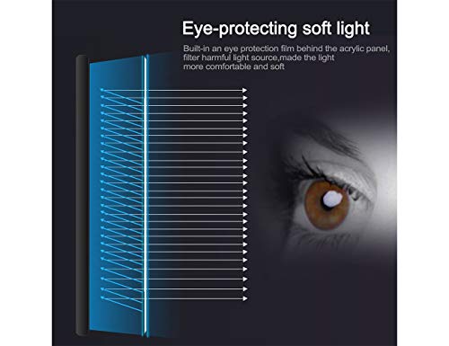 Diamond Painting A4 LED Light Pad, Dimmable Light Board Kit, Apply to Full Drill & Partial Drill 5D Diamond Painting with Detachable Stand and Clips