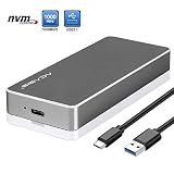 Hard Drive Enclosures,NVMe Enclosure PCIe M.2 2280 SSD Box,Type-C USB 3.1 NVME Solid State Hard Disk Case,HDD Enclosure for Samsung, Intel, WD Black,
