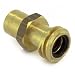 Rego 7141M Quick Disconnect Service Check Valve Connector, 3/8" NPT Female Inlet x 1-1/4" ACME Male Outlet primary