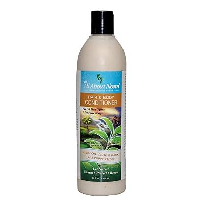 Neem Oil &amp;amp;amp; Bark Conditioner -Herbal Essential Oils, Head &amp;amp;amp; Body for Tangle Free Hair