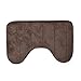 Binmer(TM) 4060cm U Shaped Bath Mats Anti Slip Home Bathroom (Coffee)