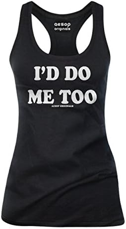 Aesop Originals Women's I'd Do Me Too Tank Top M Black