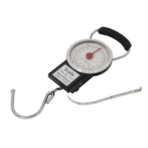 Hand held Luggage scale with tape measure