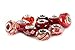 BRCbeads 10Pcs Mix Silver Plate RED Theme Murano Lampwork European Glass Crystal Charms Beads Spacers