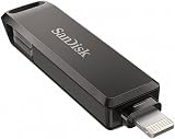SanDisk iXpand Luxe 128GB USB-C Lightning Flash Drive 2-in-1 Black view 4