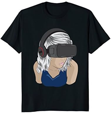 Virtual mixed Reality Sliver Girl Gamer VR Headset Game Gift