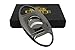 Unique Concepts Guillotine Cigar Cutter (Handheld) Gun Metal Chrome Finish | Razor-Sharp, Self-Sharpening Blades | Professional, Travel, Or Personal Use | Dads, Grooms, Groomsman