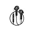 B&O PLAY by Bang & Olufsen Beoplay H5 Wireless Bluetooth Earbuds, Black