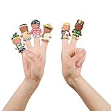 Dozen Kids Around the World Finger Puppets