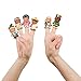 Dozen Kids Around the World Finger Puppets