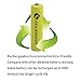 GEILIENERGY Solar Light Batteries AAA NiCd AAA 1.2V 600mAh Triple A Rechargeable Batteries for Solar Lamp Garden Lights (Pack of 8)