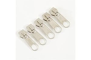 6 PCS/Set 5# Universal Instant Fix Zipper Repair Kit Replacement Zip Slider Teeth Rescue Design Zippers for Sewing Clothes Lo