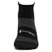 Feetures High Performance Ultra Light Cushion Quarter Sock - Moisture-Wicking Athletic Socks - Black, M (1 Pair)