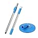 LEERYA Spin Mop Pole Handle Replacement for Floor Mop 360 No Foot Pedal Version (Blue)