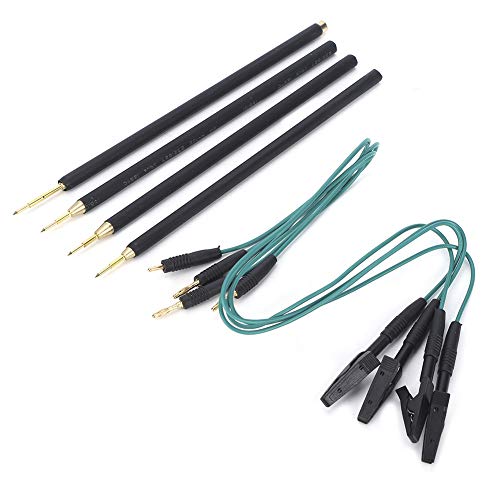 KIMISS 4pcs/Set ECU Program Probe Pens Kit LED BDM Frame Pins with Connect Cable BDM Frame with Probe Pins and LED Pens Set for KTAG/KESS ECU Board