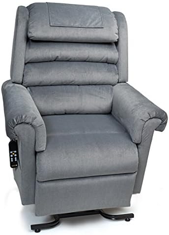 Golden Technologies - Maxicomfort Relaxer - Lift Chair - Medium - 20"W x 21"D Seat - Sterling