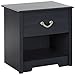 South Shore Aviron 1-Drawer Nightstand, Blueberry with Rope Handle 55.2 cm x 44.5 cm x 57.2 cm (D x W x H)