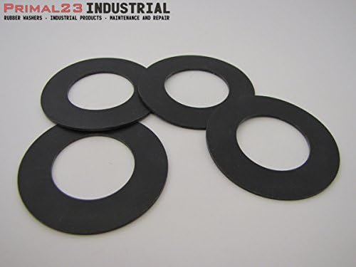 (4) Rubber Fender Washers - 2 1/4" OD x 1 1/4" ID x 1/16 Inch - Endeavor Series Neoprene Rubber Washers