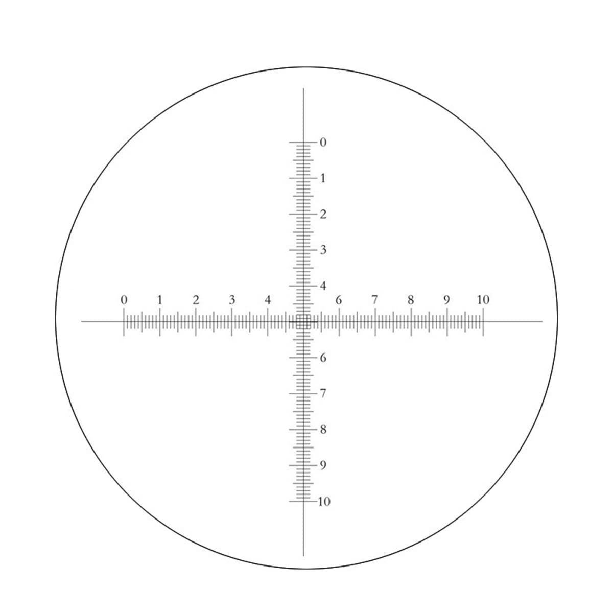 Microscope DIV=0.1 Mm Microscope Eyepiece