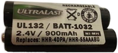 Compatible Cordless Phone Battery, Works with Panasonic KX-TGA430B Cordless Phone, (Ni-MH, 2.4V, 750 mAh) Ultra Hi-Capacity Battery