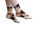 4 Pairs Soft Comfortable Novelty Cartoon Aminal Cat Crew Pattern Cotton Socks (4 pairs(4 colors cat))