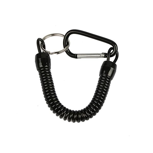 YOGAYET-Fishing-Lanyards-Safety-Rope-Wire-Coiled-Tether-for-Pliers-Grippers-Fish-Tackle-Tools-Pack-of-8