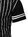 LE3NO Mens Active Varsity Short Sleeve Baseball Jersey