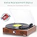 Lauson JTF535 Vinyl Record Player with Speakers | Stereo Turntable 3-Speed | Vintage Style | Vinyl to MP3 Recording | RCA (Vintage Oak)thumb 2