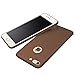 iPhone 7 Case, Yihailu Smoothly Rock Sand Matte Shield Hard Cover Skin Shockproof Ultra Thin Slim Full Body Protective Scratch Resistant Slip iPhone7 Cover (Frosted Brown)